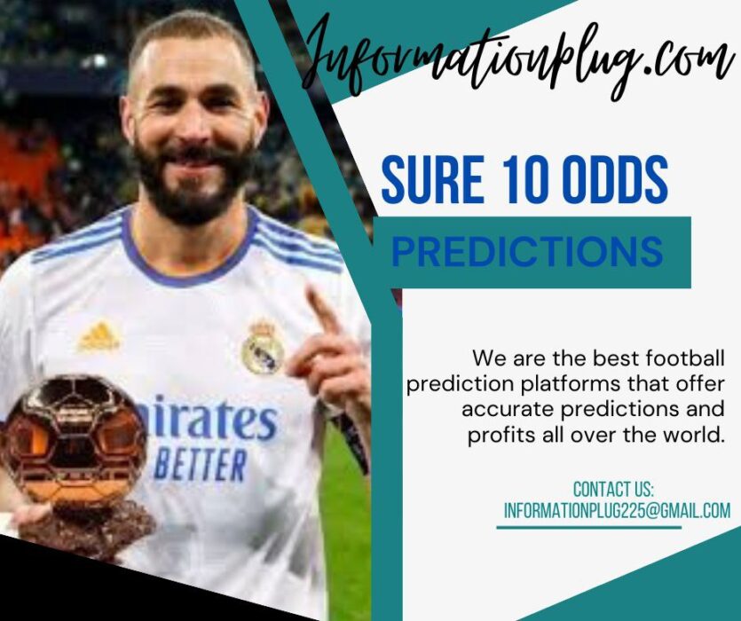 Daily Sure 10 Odds Football Soccer Predictions For Today